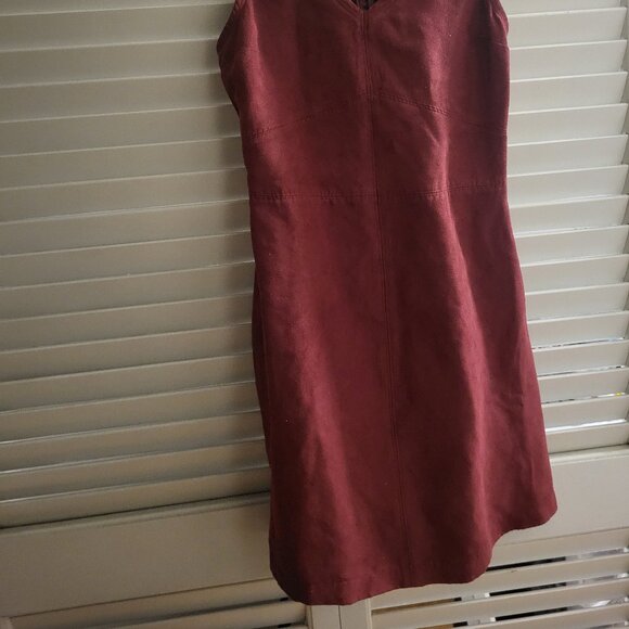 Mini Red/Brown Box Dress Hollister Size 1 - Picture 2 of 5